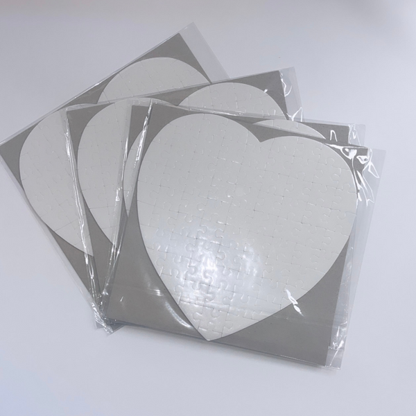 Blank Sublimation Heart Shaped Puzzle