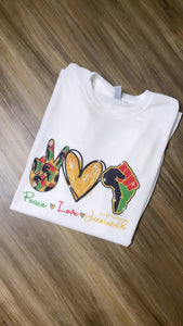 Love Peace Juneteenth Shirt