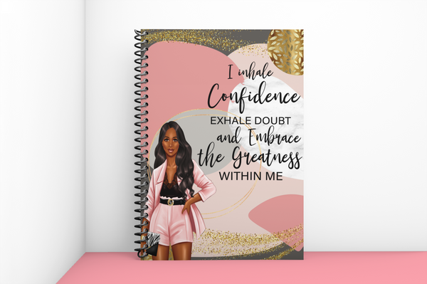 I Inhale Confidence Spiral Notebook